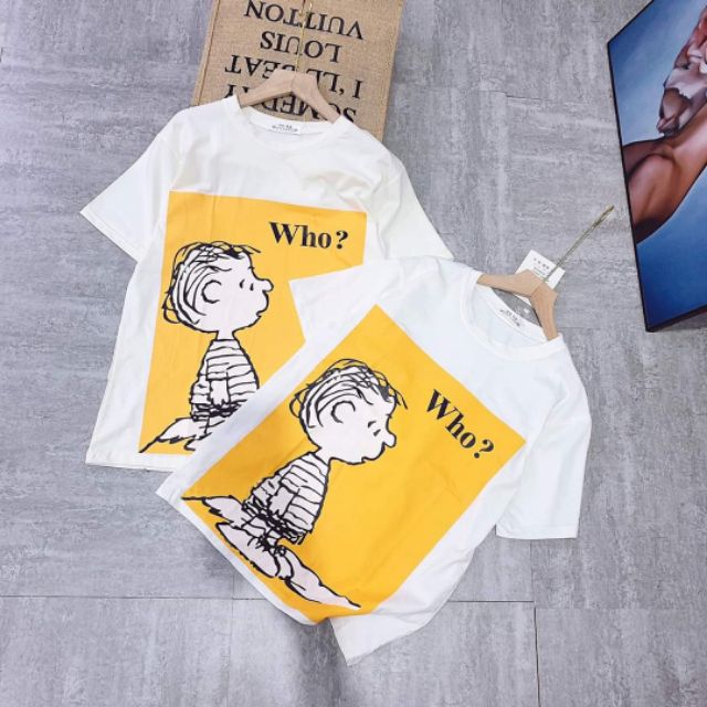 [ Sale Sốc _Hàng tag mác xịn] Áo phông who? nữ giấu quần , chất cotton 100% | BigBuy360 - bigbuy360.vn
