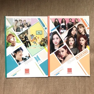 Vở bts, black pink kpop, vở 4 ô ly, 96 trang