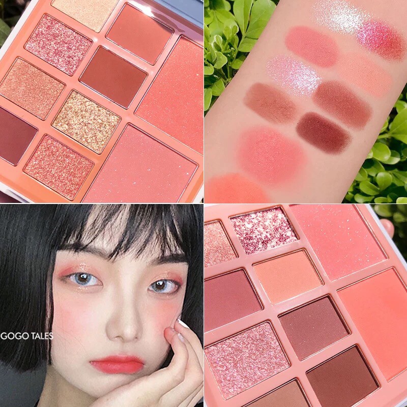Bảng phấn mắt 8 màu GOGO TALES Forest Princess Eyeshadow Palette gogotales Vintage Velvet Eyeshadow GT353 GOGO114