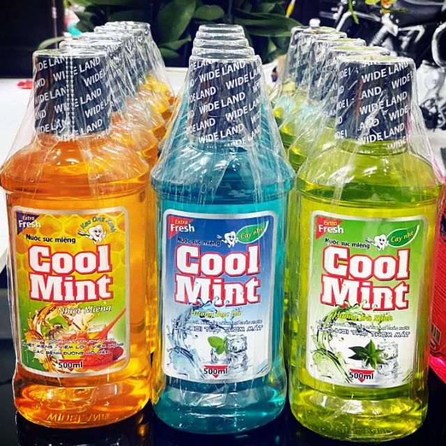 Nước Súc Miệng COOL MINT 3 mầu,500ml,người lớn.