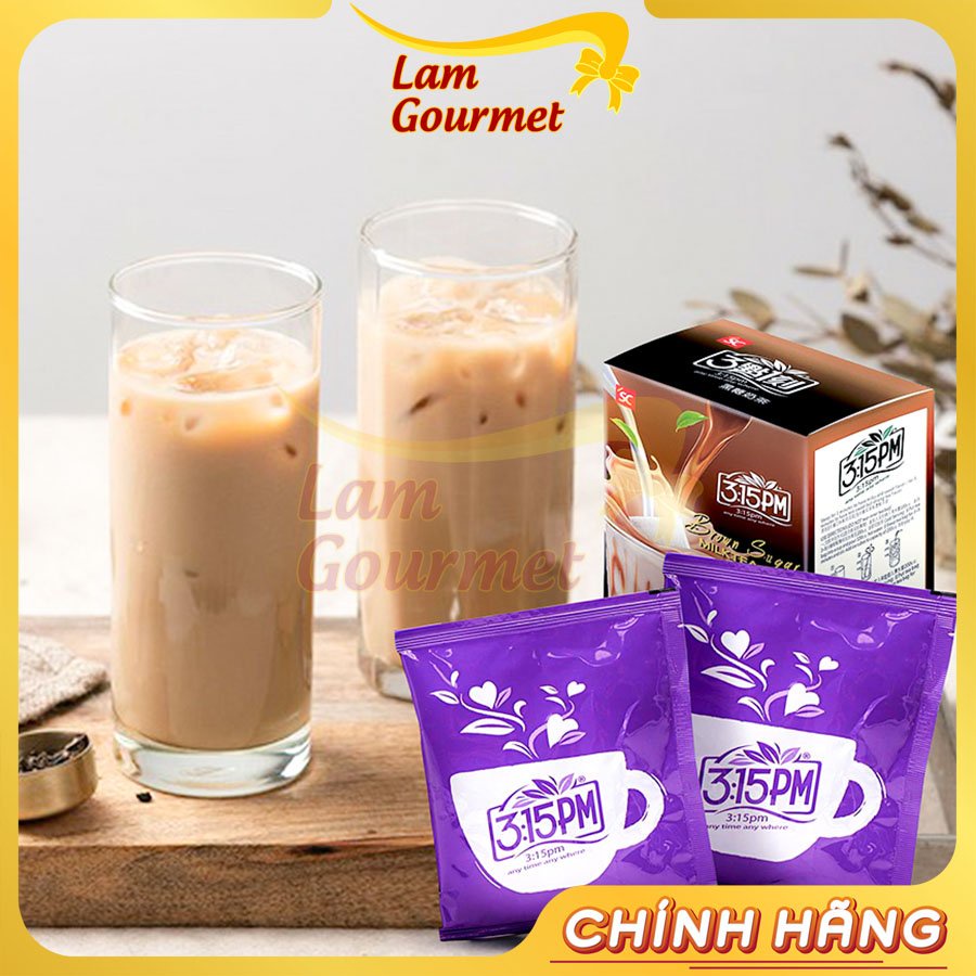 Trà Sữa Bột Tự Pha Đường Đen Đài Loan 3:15pm Thơm Ngon Béo Ngậy Nhập Khẩu Trực Tiếp - Lam Gourmet