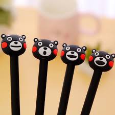 B5 Bút bi nước Bút gấu đen bút gấu kumamon bút mực bút hoạt hình bút dễ thương bút kute viết gel