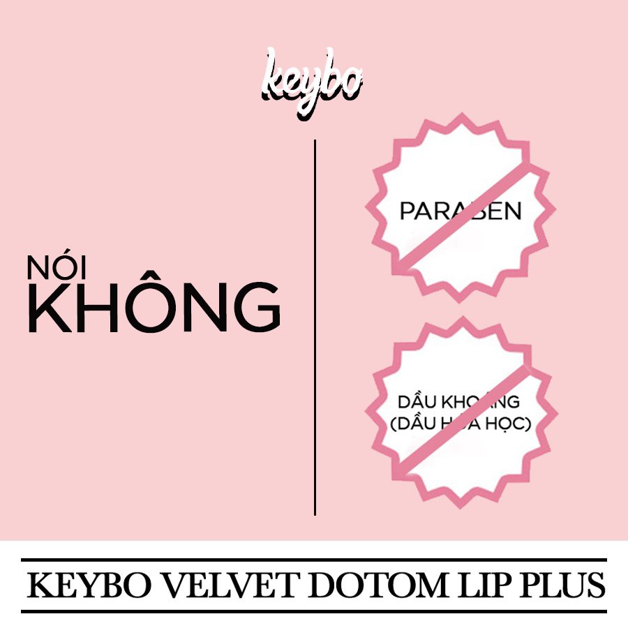 Son Bóng Dưỡng Môi Có Màu KEYBO Dotom Lip Plus 4.5g (9 màu)