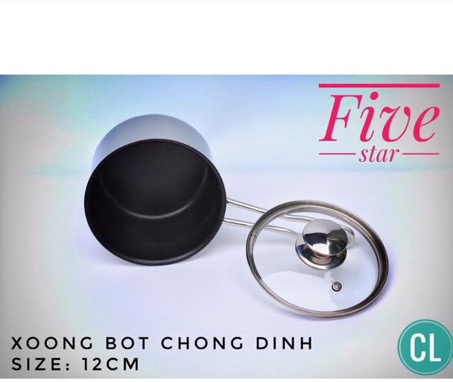 NỒI NẤU BỘT, CHÁO 3 đáy FIVE STAR- CHÍNH HÃNG