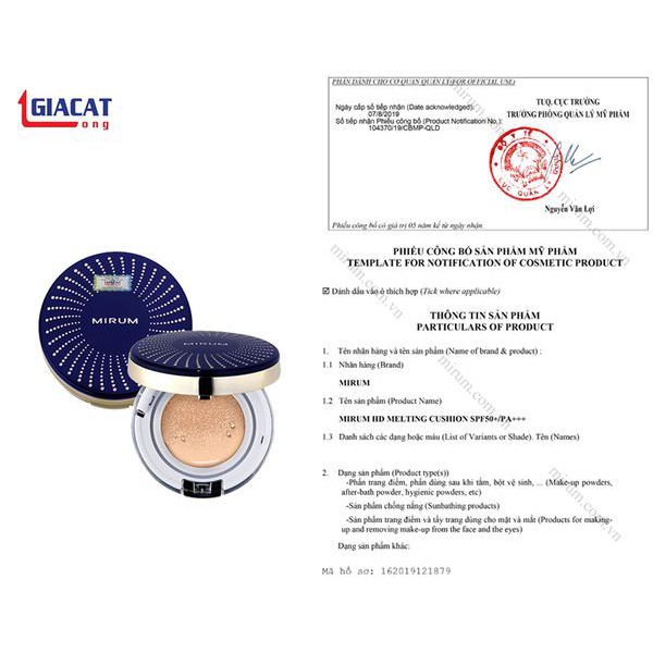 PHẤN NƯỚC SIÊU MỊN- PHẤN NƯỚC MIRUM HÀN QUỐC SIÊU MỊN HỘP GỒM 2 LÕI 12g, AN TOÀN, UY TÍN, CHẤT LƯỢNG, CHÍNH HÃNG | BigBuy360 - bigbuy360.vn