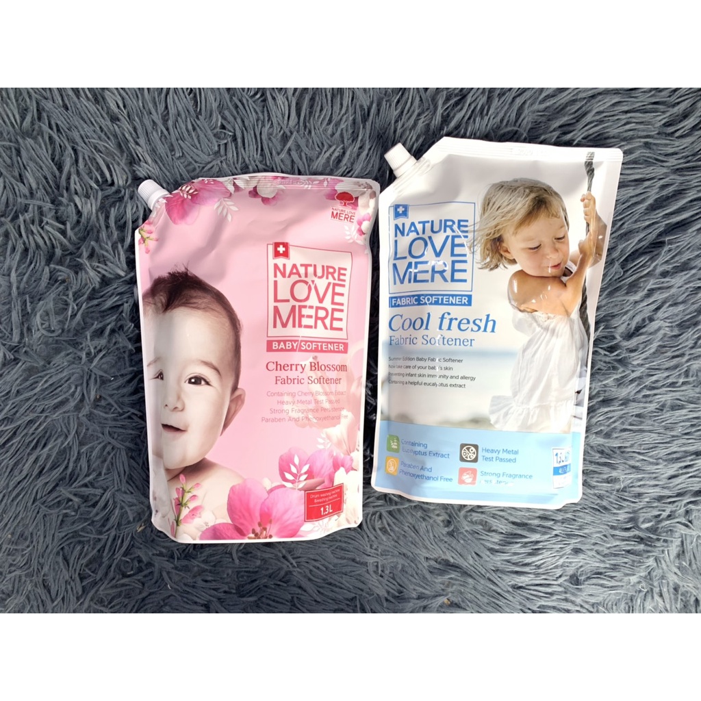 Nước Giặt, Xả Túi Nature Love Mere 1.3 Lít Mẫu Mới Chính Hãng