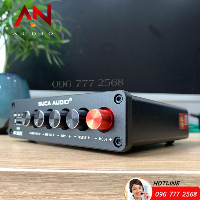 Amply Mini Đọc USB - Bluetooth 5.0 - Công Suất 50w x2 + 100w