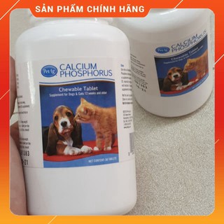 1 viên n canxi hỗ trợ thiếu canxi cho chó và mèo Calcium Phosphorus
