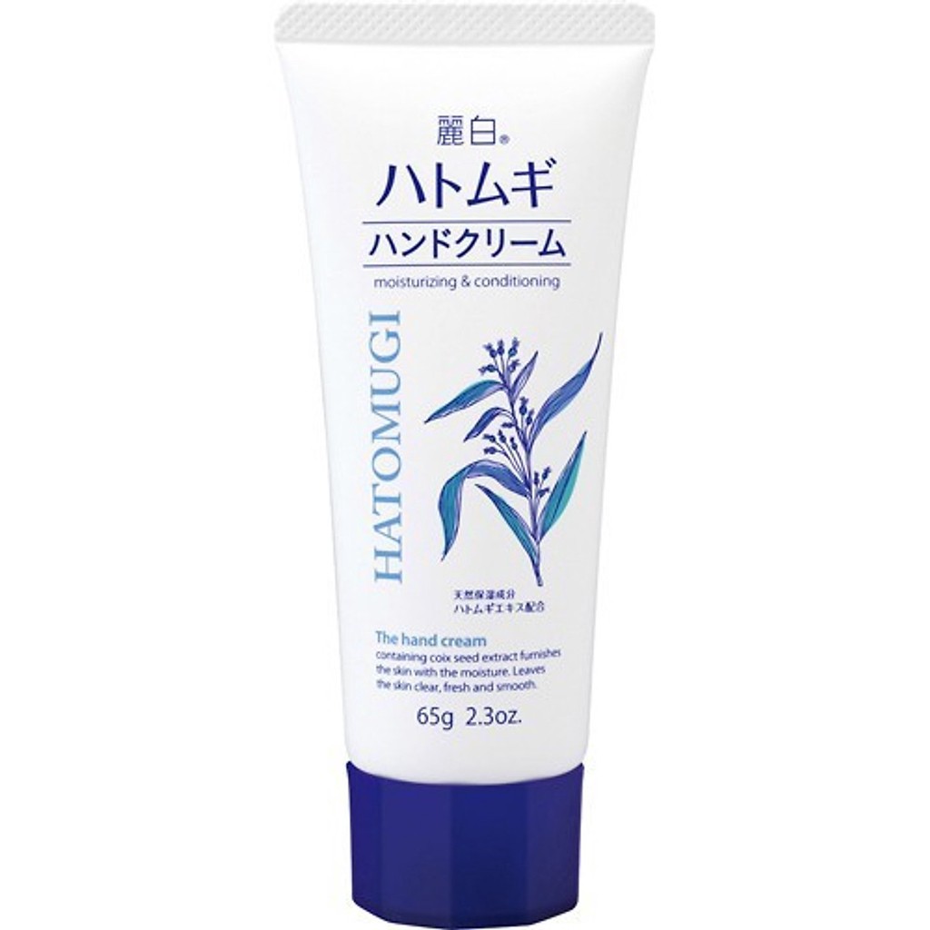 Kem Dưỡng Da Tay Hạt Ý Dĩ Reihaku Hatomugi Hand Cream 65g - Khongcoson