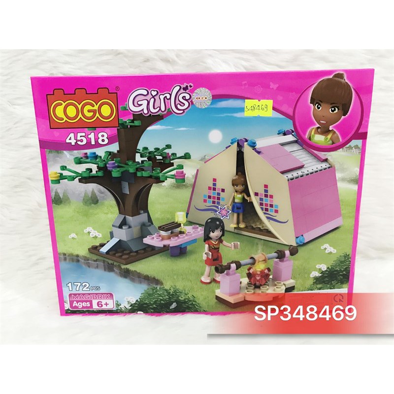 Đồ Chơi Hộp lego ráp lều nhà cắm trại 172M, 4518 (Hộp) - SP348469