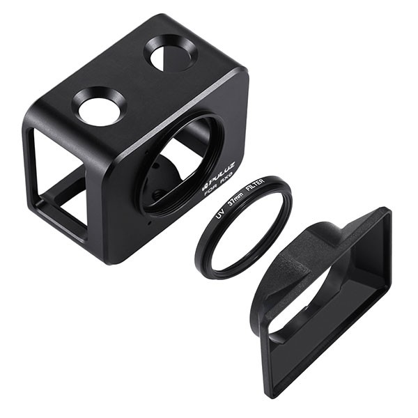 KHUNG KIM LOẠI SONY RX0 KÈM FILTER UV VÀ HOOD