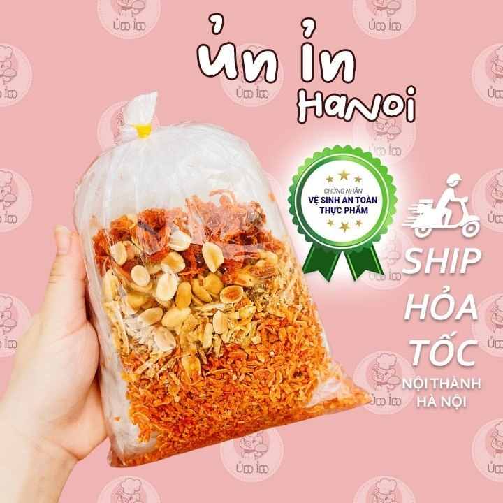 Bánh Tráng Thập Cẩm Nước Sốt Bò Cay UNIN Bánh Tráng Trộn Full Topping - Ăn Vặt Hà Nội