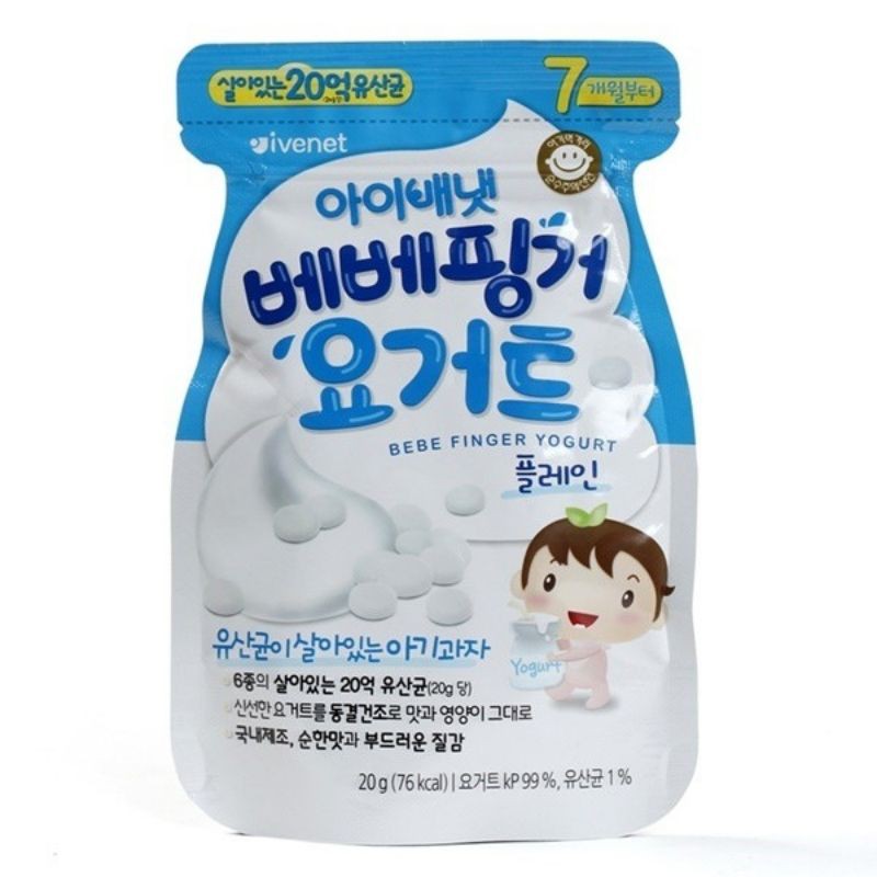Sữa Chua Khô Ivenet Hàn Quốc Cho Bé Từ 7 Tháng