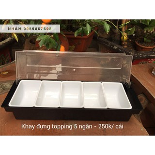 Khay đựng topping 5 ngăn