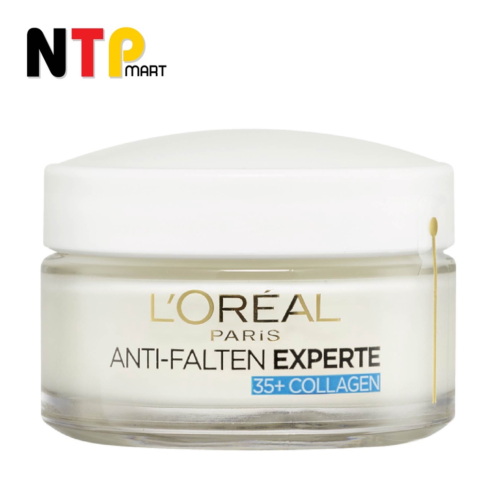 Kem dưỡng ẩm L’oreal 35+ bổ sung Collagen BAN NGÀY cho người từ 35 tuổi hộp 50ml nhập khẩu Đức