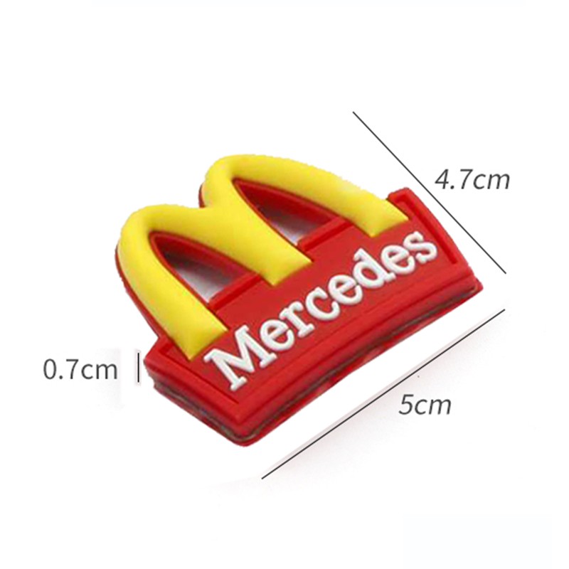 Miếng Dán Bảng Chữ Cái / Số Bằng Nhựa abs Trang Trí Đuôi Xe Hơi mercedes benz glk w124 w168 w210 w211 w203 w204 sls