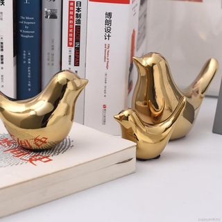 Set 2 Chú Chim Vàng Trang Trí Tiệc Cưới