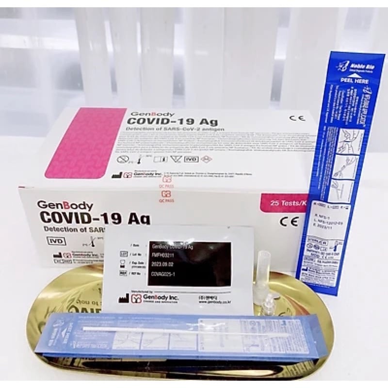 Kit test nhanh Covid genbody Hàn Quốc chính hãng
