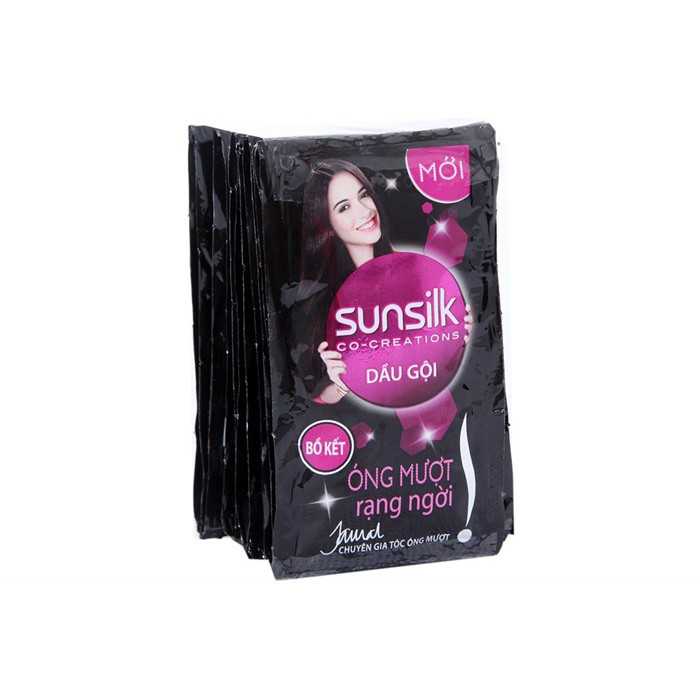 Dây 12 gói dầu gội hoặc dầu xả Sunsilk nhiều hương (6g/gói)