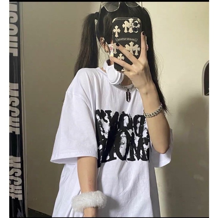 Áo phông I DON’T chữ nhoè TH6