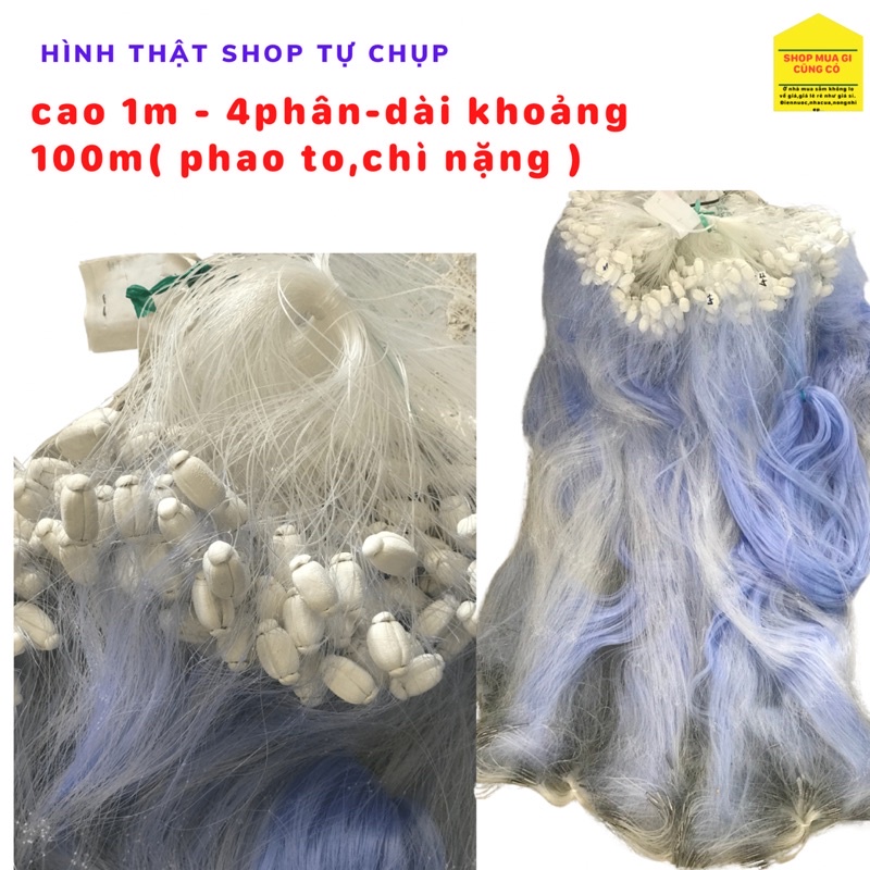 Lưới giăng đánh bắt cá 3 màn cao (1m)Thái Lan loại 1