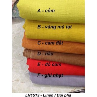 [VAIHOA2015] Vải đũi pha mềm mịn ko nhăn-  ko cần lót, may cho mẹ và bé đều xinh