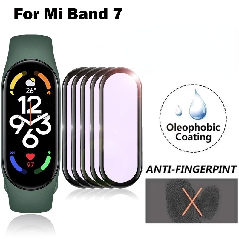 Miếng Dán Bảo Vệ Màn Hình Viền Cong Cho Xiaomi Mi Band 7 Xiaomi MiBand 7