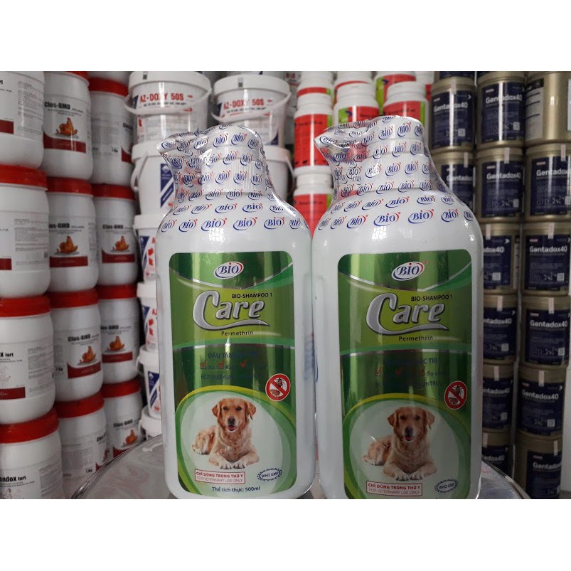 Bio-Shampoo 1 Care 500ml. Sữa Tắm diệt Ve, Rận Và Bọ Chét Cho Chó Mèo