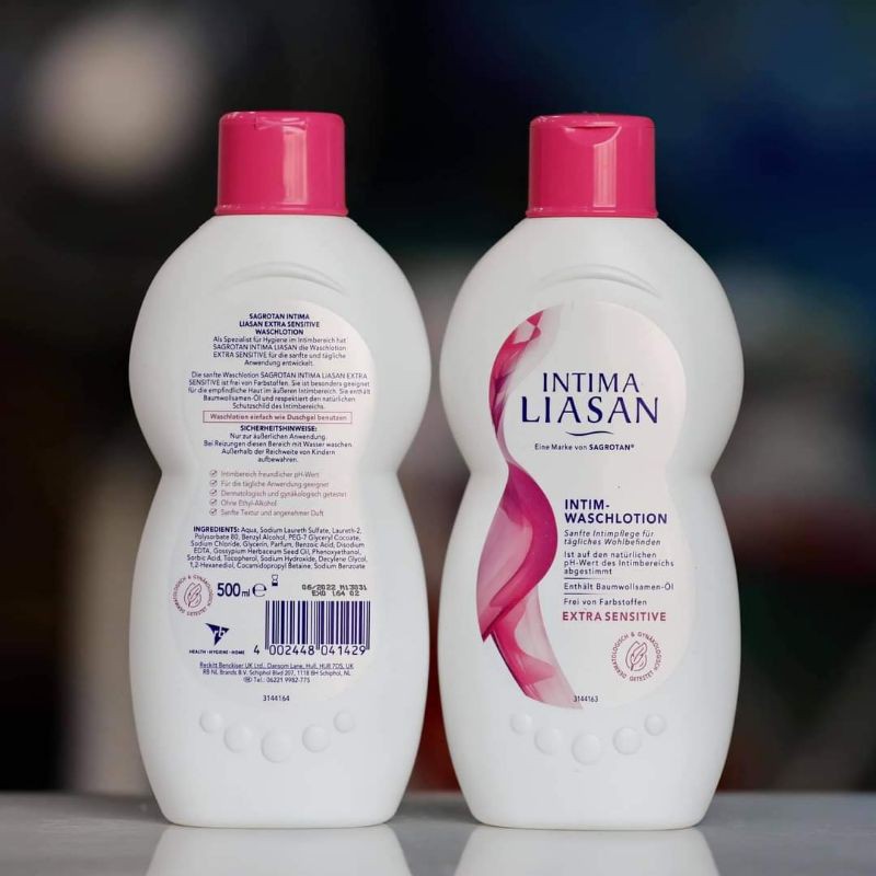Hàng Đức Dung dịch vệ sinh phụ nữ cao cấp SAGROTAN INTIMA LIASAN