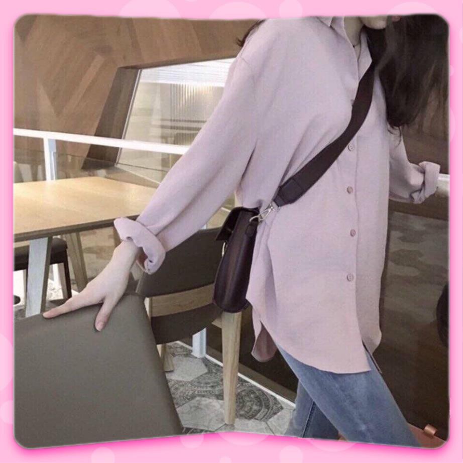 Đầm Nữ, Áo sơ mi nữ oversize form rộng siêu xinh đi làm đi chơi đều được V | BigBuy360 - bigbuy360.vn