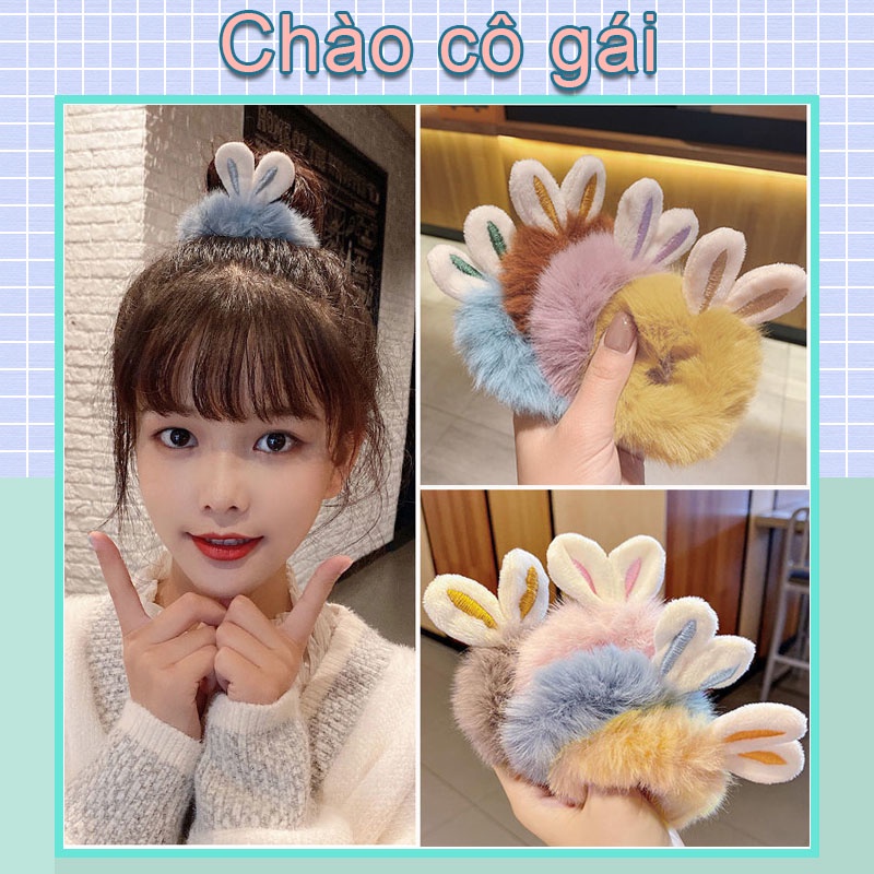 Băng đô tai thỏ dễ thương cho nữ