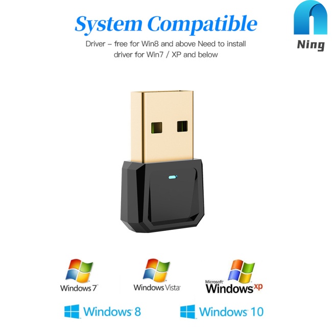 Bộ Chuyển Đổi Usb Bluetooth 5.0 Nhận Tín Hiệu Chuột / Loa / Máy Tính Để Bàn