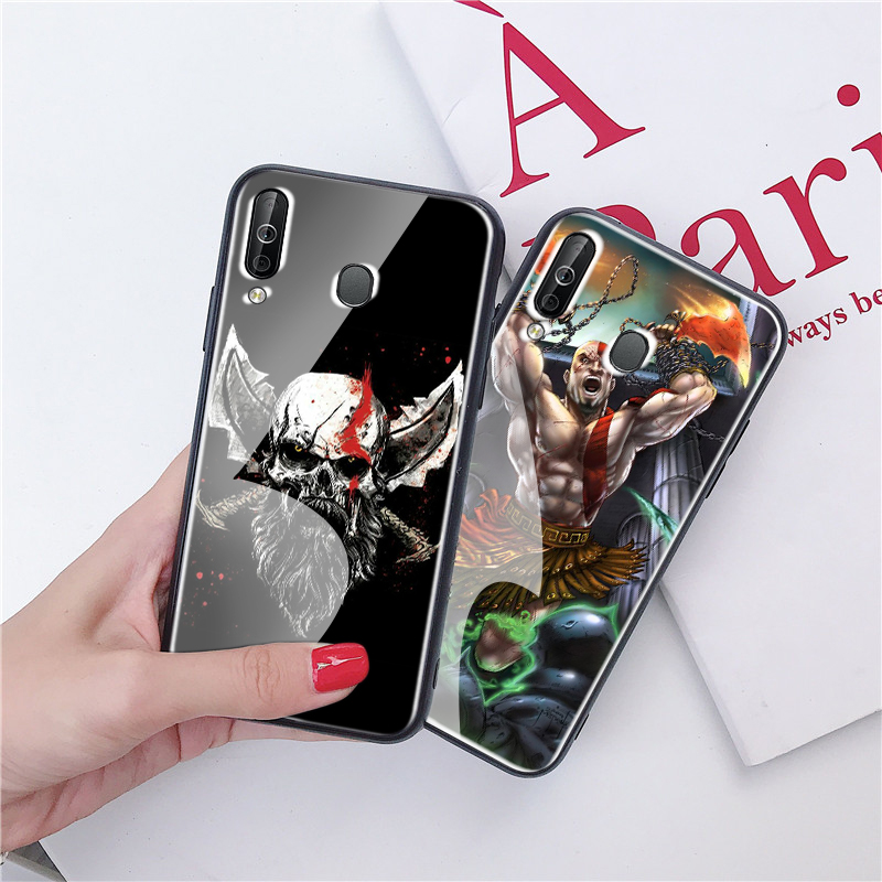 Ốp Điện Thoại Mặt Kính Hình Kratos God Of War 4 286b Cho Samsung S7 Edge S8 S9 S10 S20 Plus