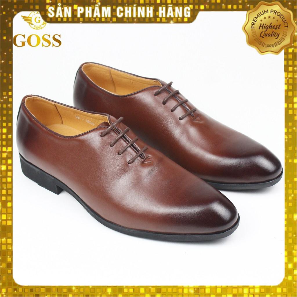 [VIDEO+FREESHIP] GIÀY NAM CÔNG SỞ DA BÒ GOSS NHẬP KHẨU NGUYÊN CHIẾC 👞👍🏻BẢO HÀNH TRONG 6 THÁNG😎TẶNG 1 ĐÔI TẤT GOSS