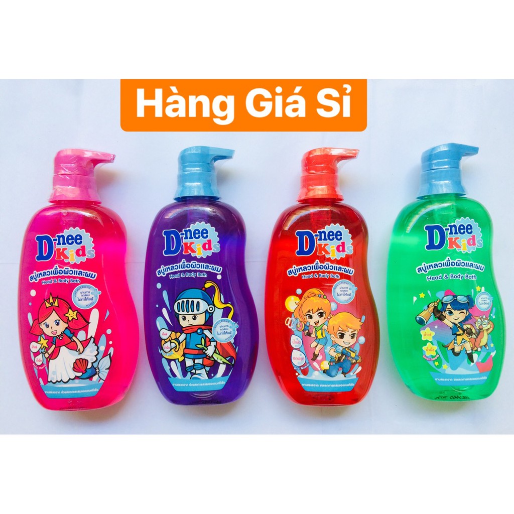 Sữa tắm gội Kid Dnee 400ml Thái Lan (đủ màu)