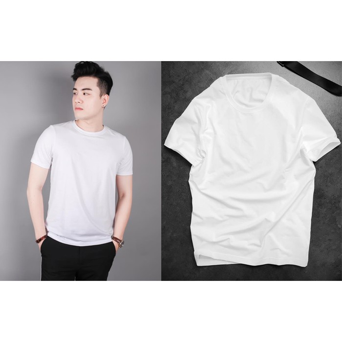 Áo thun trơn nam nữ mang được, nhiều size, chất liệu tici mang thám rút mồ hôi