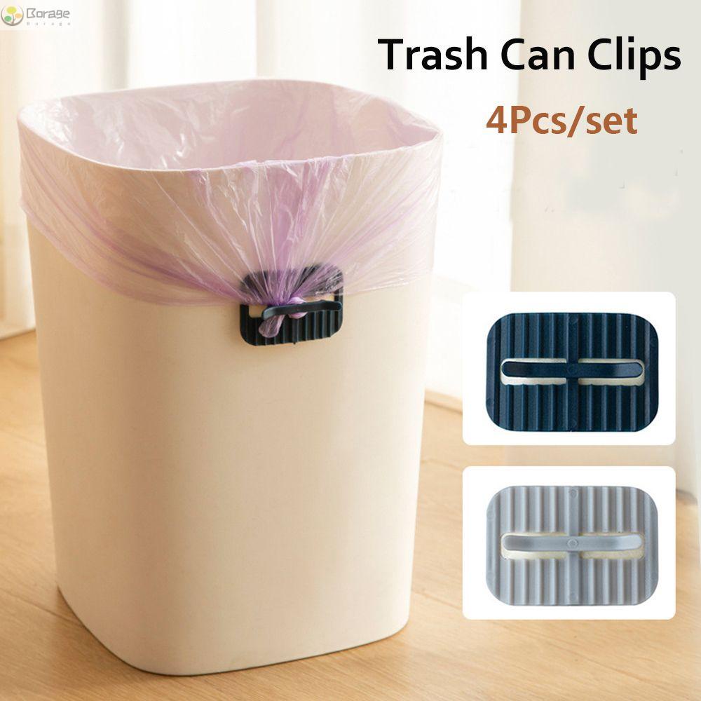 Set 4 Kẹp Nhựa Giữ Túi Rác Tiện Lợi