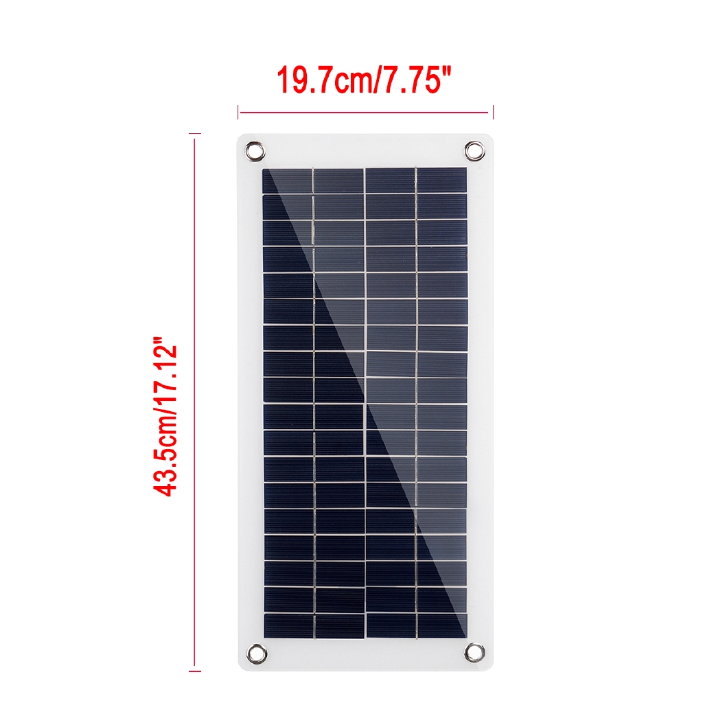 Tấm pin năng lượng mặt trời Polysilicon loại A hiệu suất cao 60W 18V chống thấm nước dùng cho cắm trại