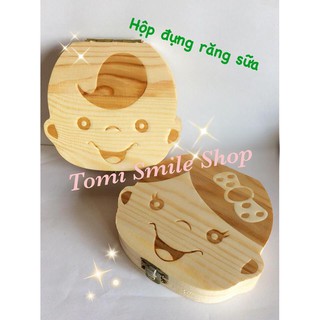 KHẮC TÊN BÉ- Hộp gỗ đựng răng sữa cho bé yêu