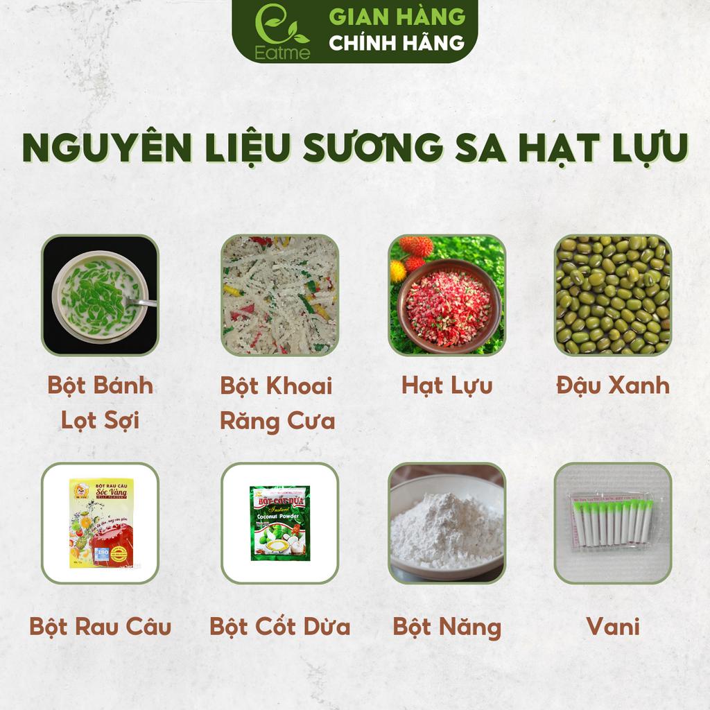 Set Chè Sương Sa Hạt Lựu EatMe - Set Nguyên Liệu Nấu Chè Sương Sa Hạt Lựu 25 30 Chén