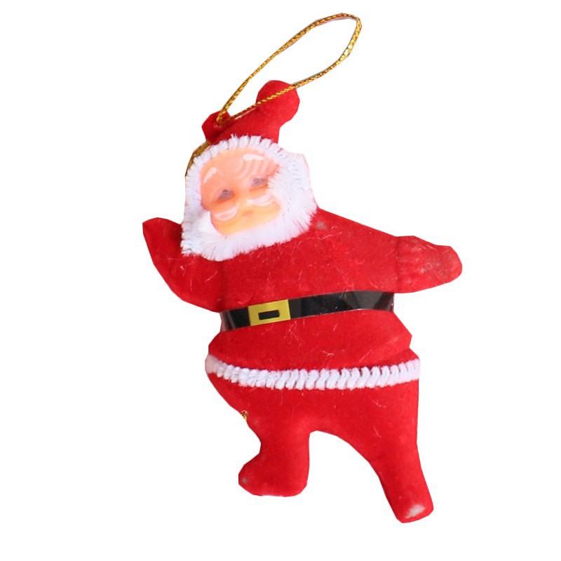 Combo 2 đồ chơi ông già noel cho bé trang trí cây thông