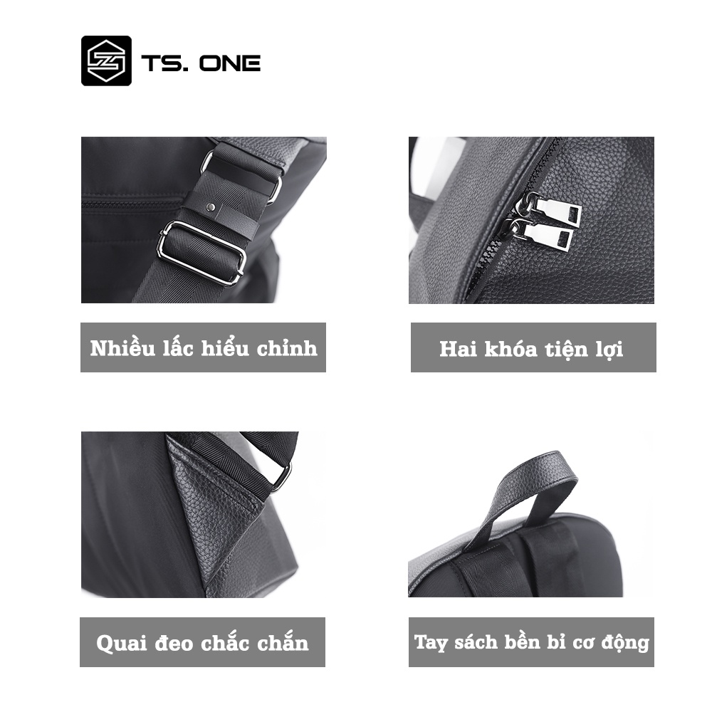 Balo da nam nữ unisex cao cấp TS.ONE đựng laptop 15,6 inch thời trang phù hợp sinh viên đi học đi chơi đi làm du lịch ph