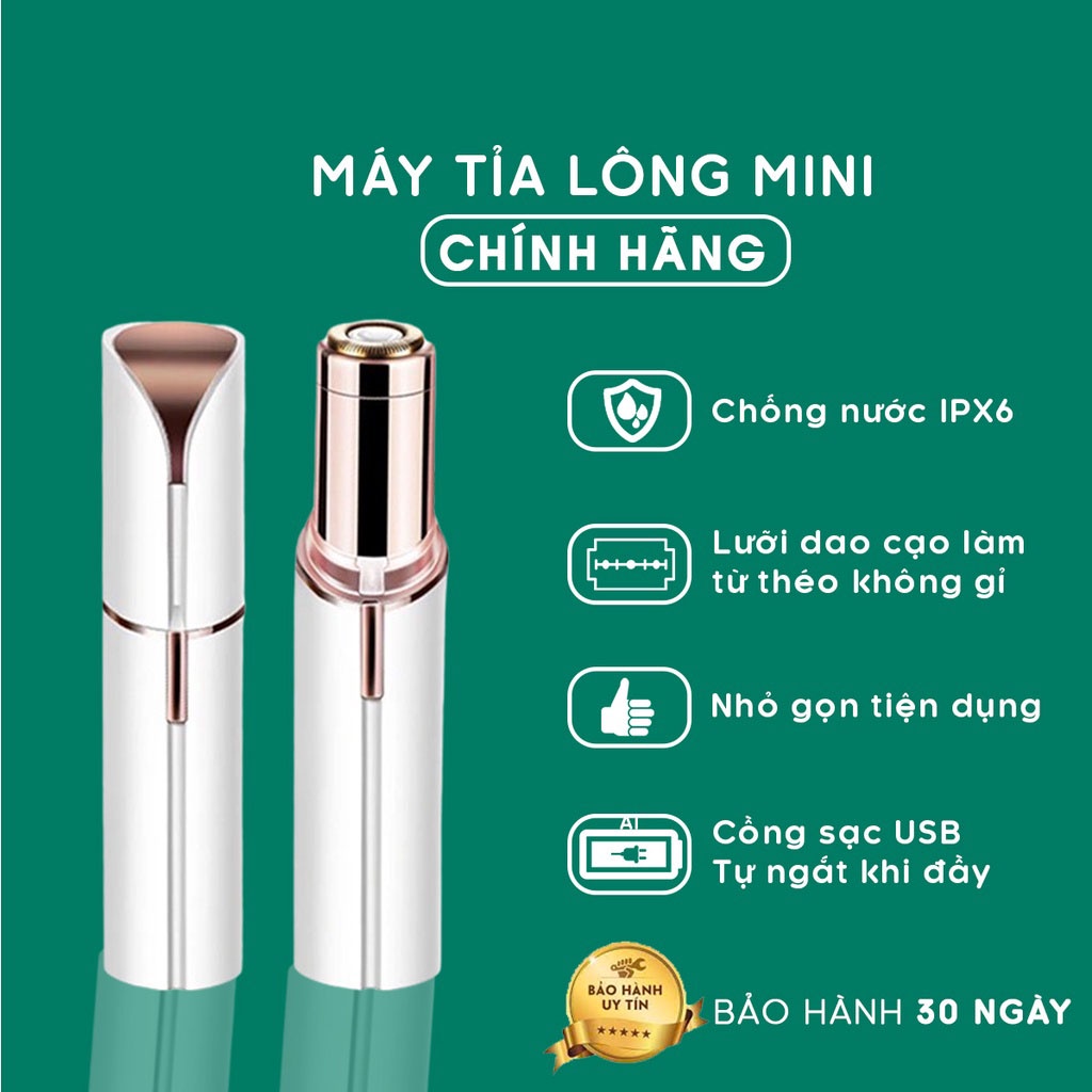 Máy cạo lông mini cho nữ không tổn thương da,Máy Tỉa Lông Nách Bikini Toàn Thân Flawless