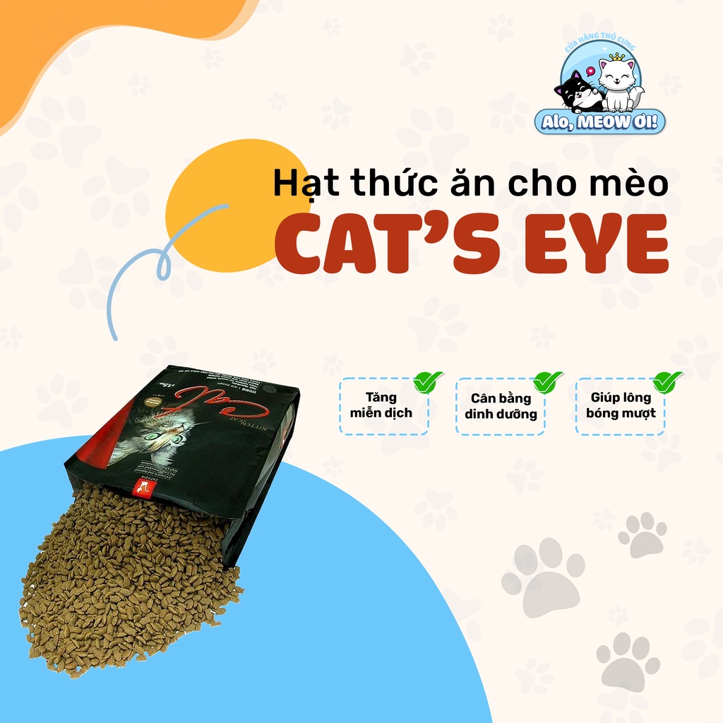 HẠT THỨC ĂN CHO MÈO CATSEYE | CATSEYE 1KG | CATSEYE 1KG