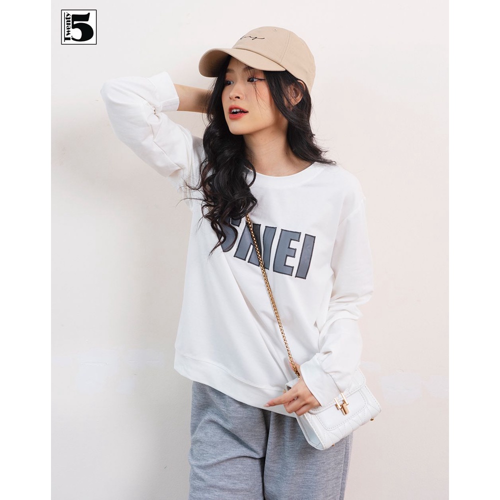 Mũ lưỡi trai unisex chất kaki họa tiết thêu chữ cá tính Twentyfive 4210