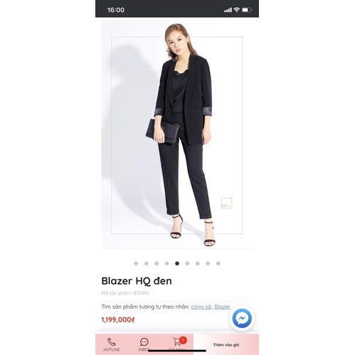 Blazer HQ dáng dài của Realclothes pass