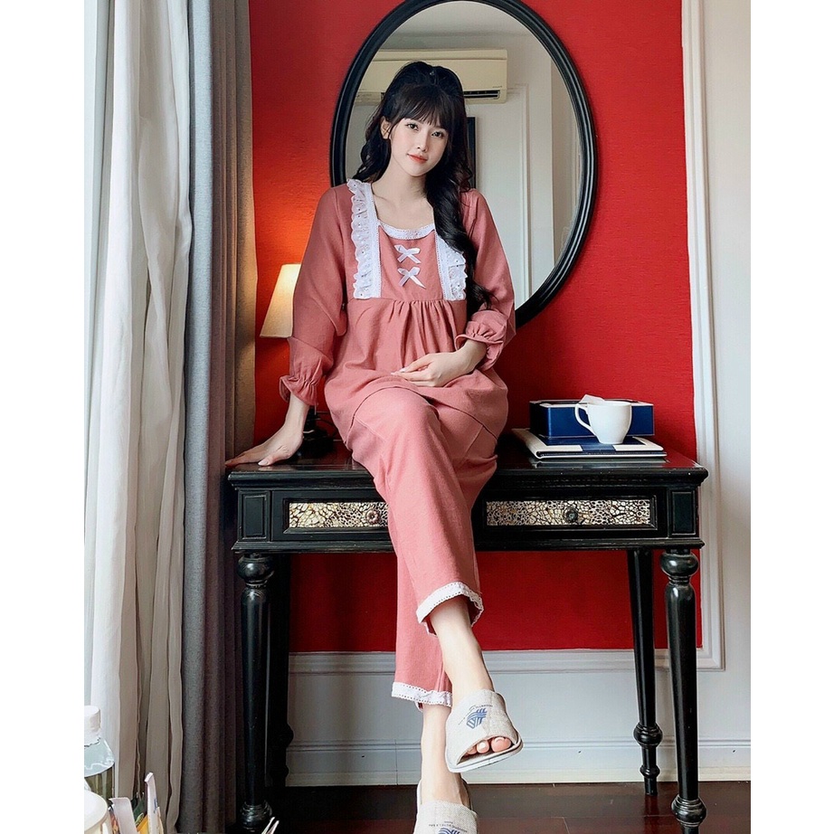 Bộ bầu Sau Sinh chất nỉ nhung siêu ấm áp mùa ĐÔNG - 𝐁𝐃𝟒𝟓