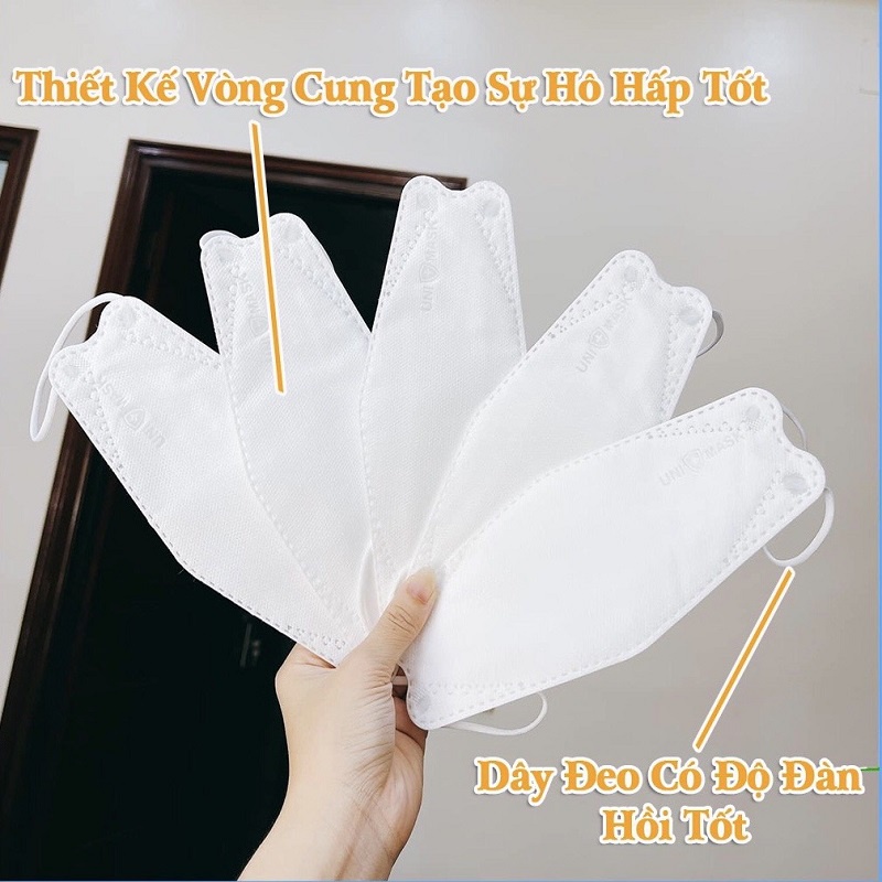 Khẩu Trang KF94 UNI MASK HÀN QUỐC, Khẩu Trang 4 Lớp Chống Bụi Mịn Và Kháng Khuẩn Hàng Cao Cấp