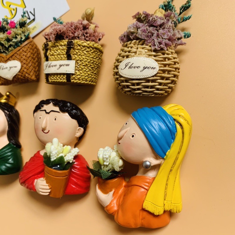 Nam châm hít dán dính trang trí tủ lạnh phong cách Châu Âu (hình 10)