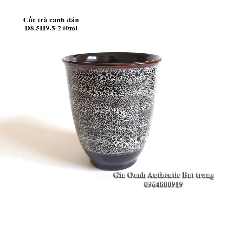 Cốc uống trà nhiều kiểu dáng OANH GIA AUTHENTIC BAT TRANG - Men hỏa biến cao cấp